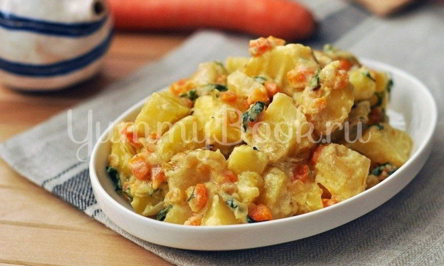 Рецепт картофеля в сметане