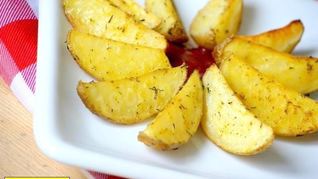 Картошка по селянски в духовке с чесноком