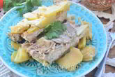 Картошка с фаршем и грибами в духовке