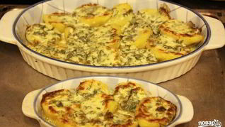 Картошка с сыром в духовке