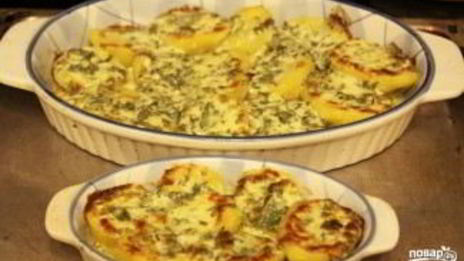 картошка с сыром в духовке