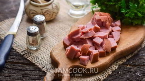 картошка с ветчиной и сыром в духовке