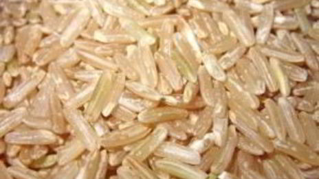 коричневый рис с овощами