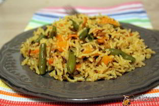 Рис Басмати с овощами
