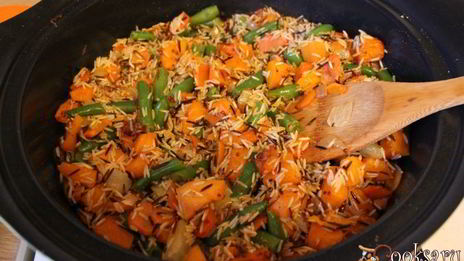 рис басмати с овощами