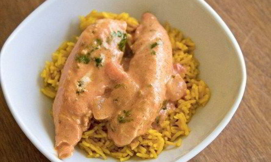 Рецепт риса басмати со сливочной курицей по-индийски