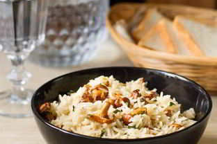 Рис с лисичками