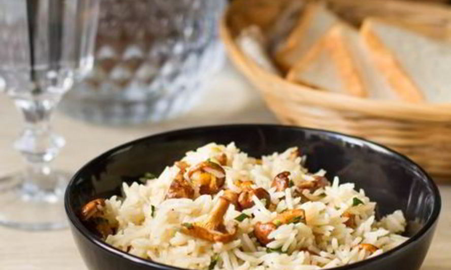 Рецепт риса с лисичками