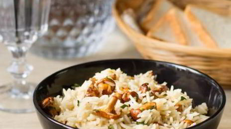 рис с лисичками