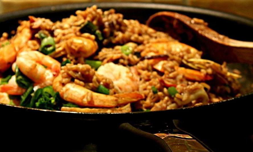 Рецепт риса с морепродуктами по-японски