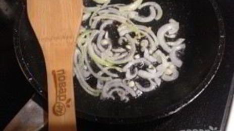 рис с морковкой, цуккини и апельсином