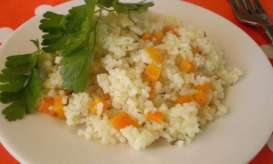 Рецепт риса с морковкой в мультиварке