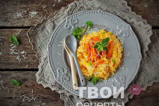 Рис с морковью