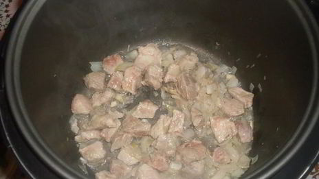рис с мясом и овощами в мультиварке