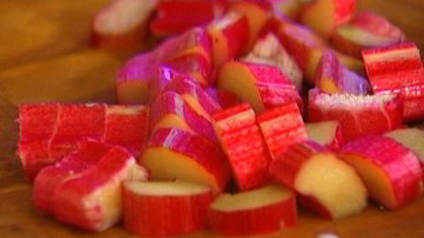 рис с ревенем, ванилью и кардамоном