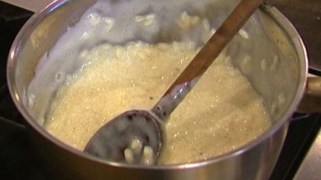 рис с ревенем, ванилью и кардамоном