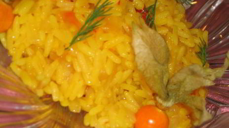 рис шафрановый с ноткой имбиря