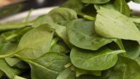 рис со шпинатом и сыром