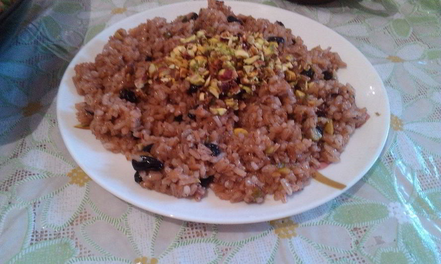 Рецепт шафранового риса с фисташками