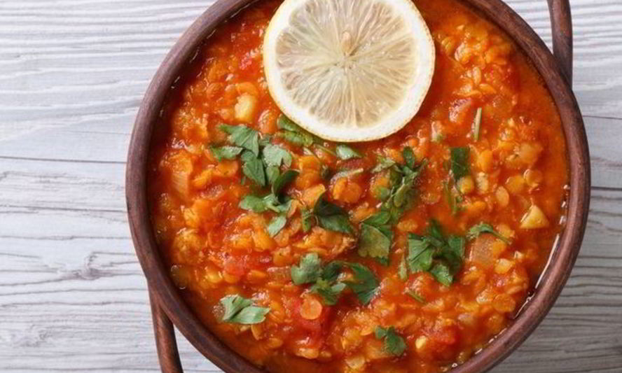 Рецепт тушеной чечевицы с овощами