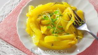 Жареная картошка в микроволновке