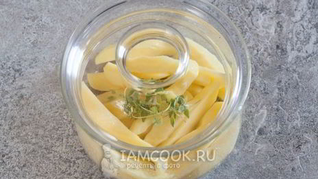 жареная картошка в микроволновке