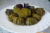 Долма из свежих виноградных листьев