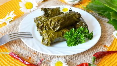 долма со свининой без риса