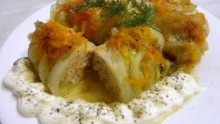 Голубцы из пекинской капусты в кастрюле