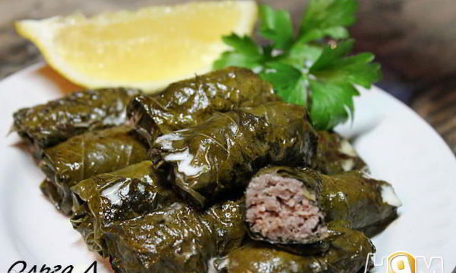 Рецепт голубцов из виноградных листьев