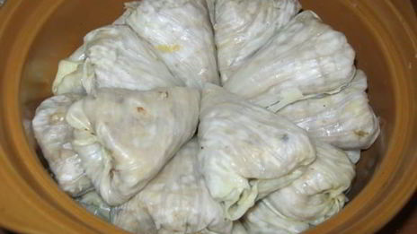 голубцы с гречкой и картофелем