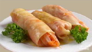 Голубцы с морковкой по-корейски