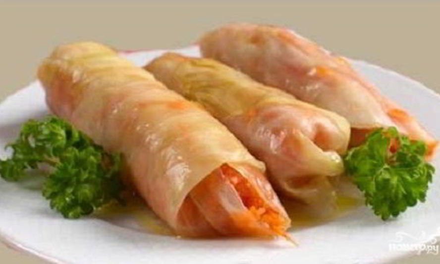 Рецепт голубцов с морковкой по-корейски
