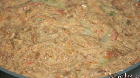 голубцы с мраморной говядиной во вкуснейшем сметанно-овощном соусе