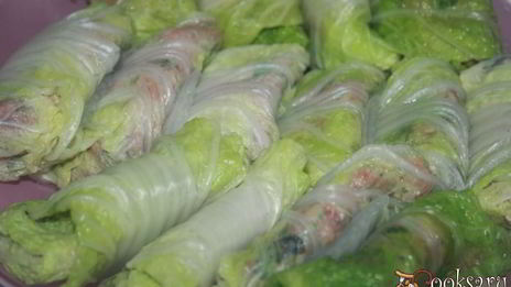 голубцы с мраморной говядиной во вкуснейшем сметанно-овощном соусе