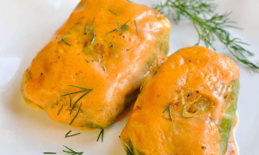 Рецепт голубцов с рыбой