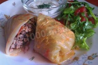 Голубцы с сыром фета