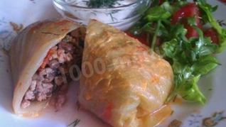 Голубцы с сыром фета