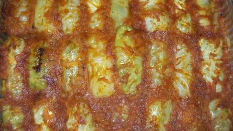 голубцы в томатном сметанном соусе в духовке