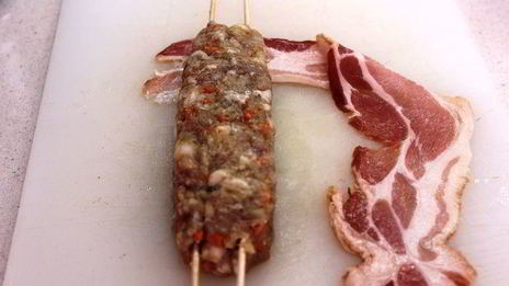 кебаб — ленивые голубцы в беконе