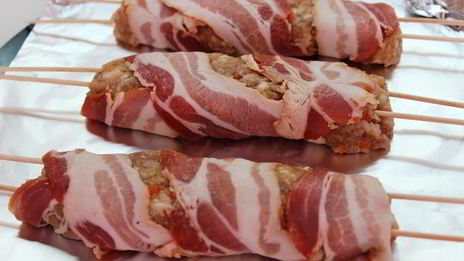 кебаб — ленивые голубцы в беконе