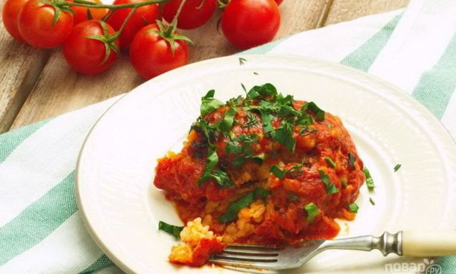 Рецепт ленивых голубцов постных