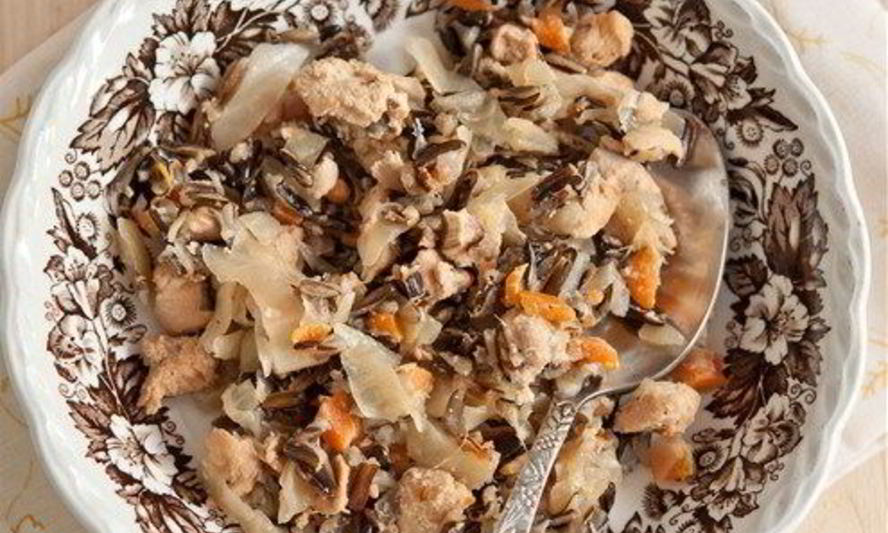 Рецепт ленивых голубцов с курицей, в духовке