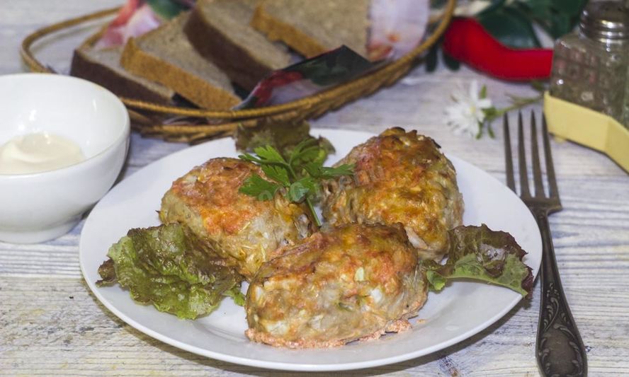 Рецепт ленивых голубцов в духовке в сметанном соусе