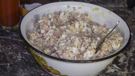 ленивые голубцы в духовке в сметанном соусе