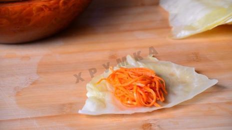 маринованные корейские голубцы по-корейски с морковью