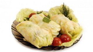 Постные голубцы с грибной начинкой