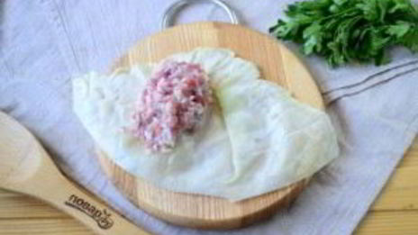 запеченные голубцы в сметане и кетчупе