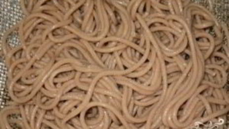 гречневая лапша со свининой