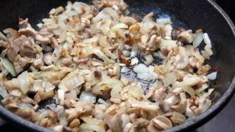 фаршированые грибы рисовое чудо